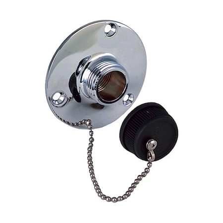 Perko Water Outlet Fitting W/ Cap 0504DP0CHR